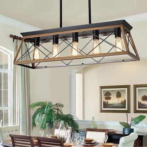 Farmhouse Chandelier (white) - 5 light - originally $160 - brand new in box!